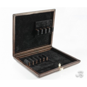 Coffret cuir pour anches : 5 hautbois et 4 cor anglais